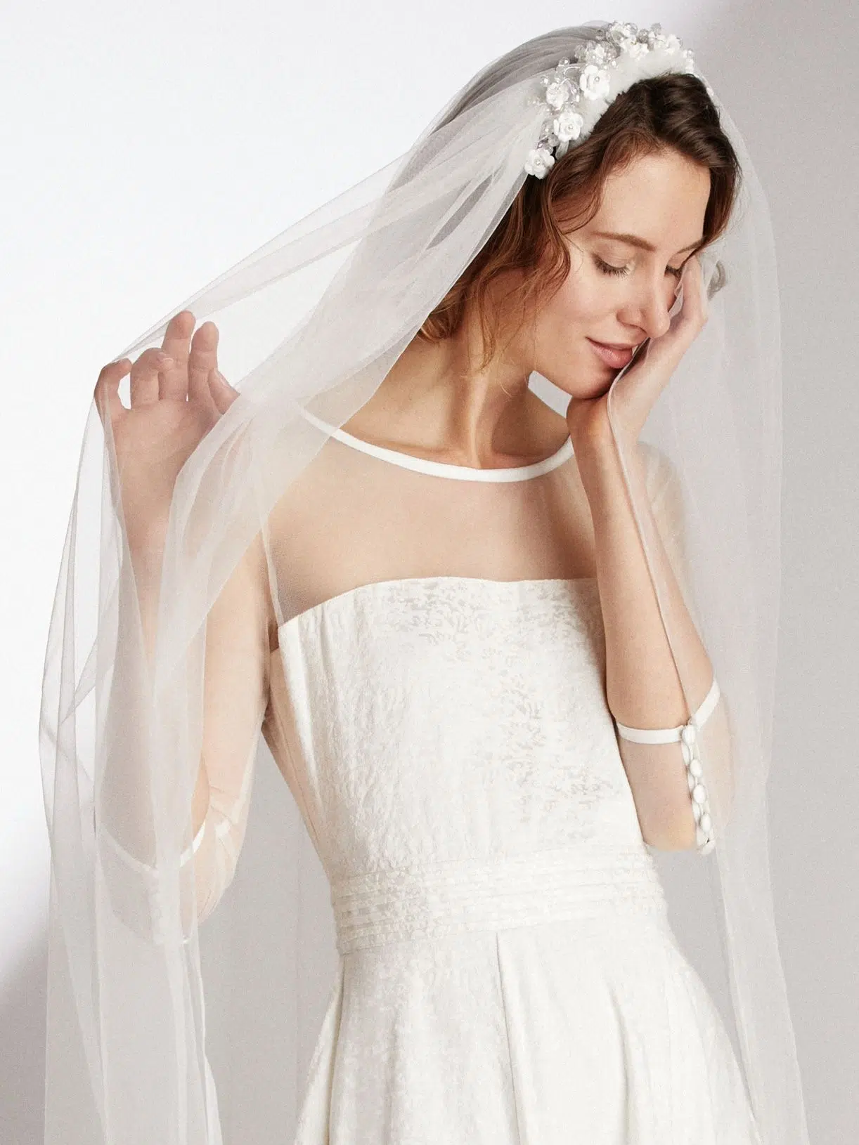 Une robe de mariée pour une femme timide