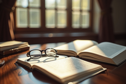 Bureau d avocat organisé avec code legal ouvert et notes