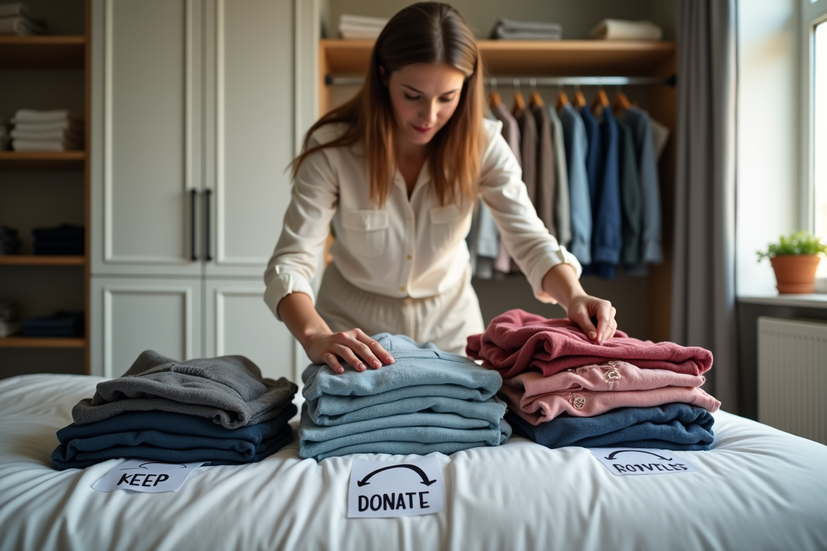 armoire organisée