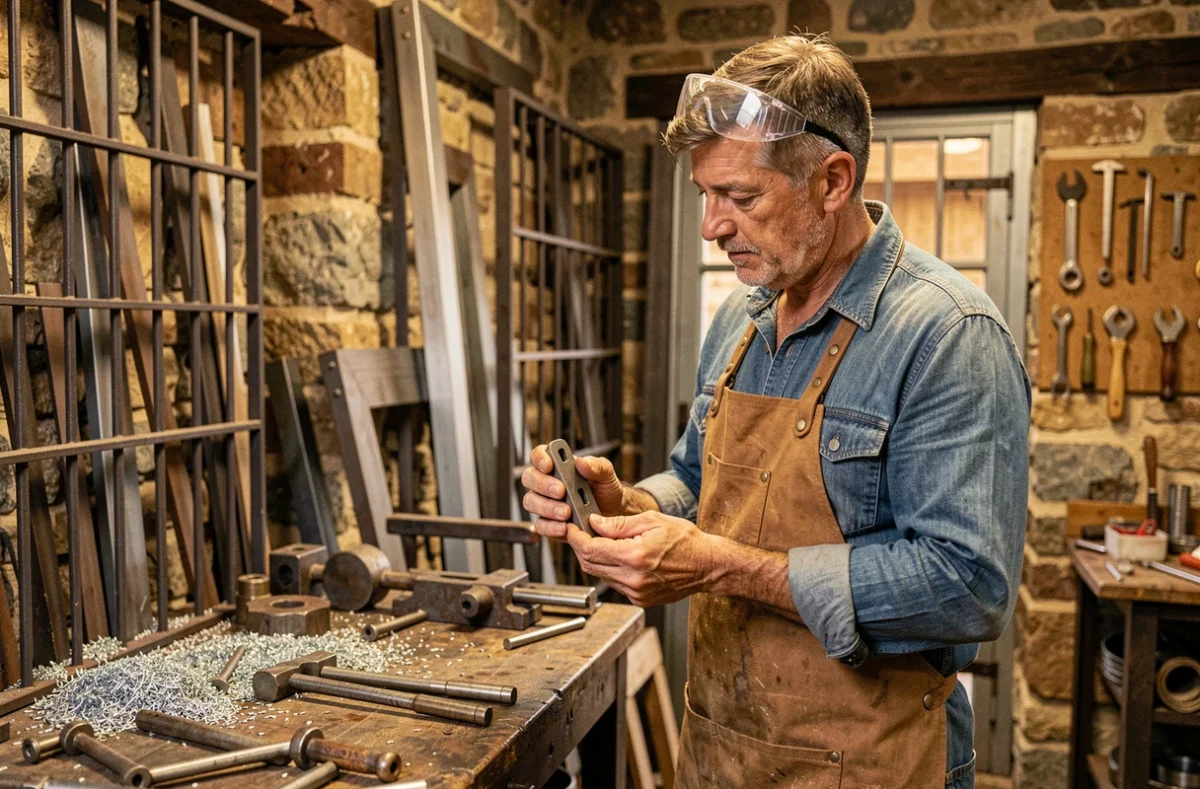 Artisan métallier-serrurier référencé sur metallerie-serrurerie.net dans le département 29 travaillant dans son atelier