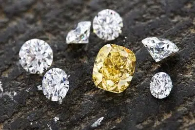 diamant de formes différentes